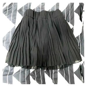 Fleeced Mesh Skirt